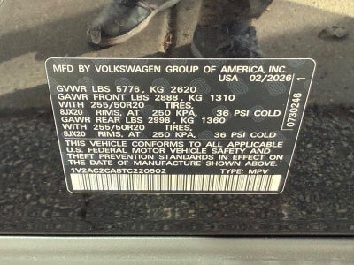 2026 Volkswagen Atlas Cross Sport 2.0T SEL R-Line Black