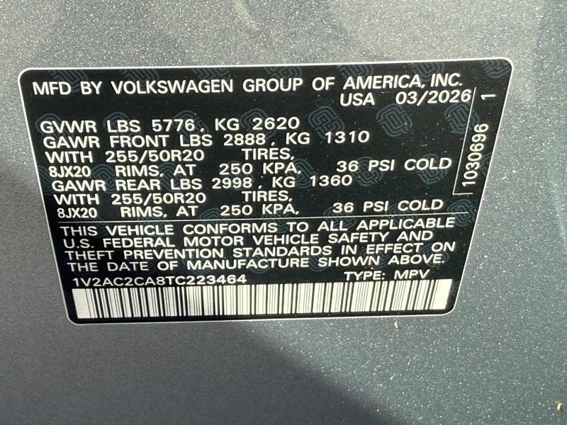 2026 Volkswagen Atlas Cross Sport 2.0T SEL R-Line Black