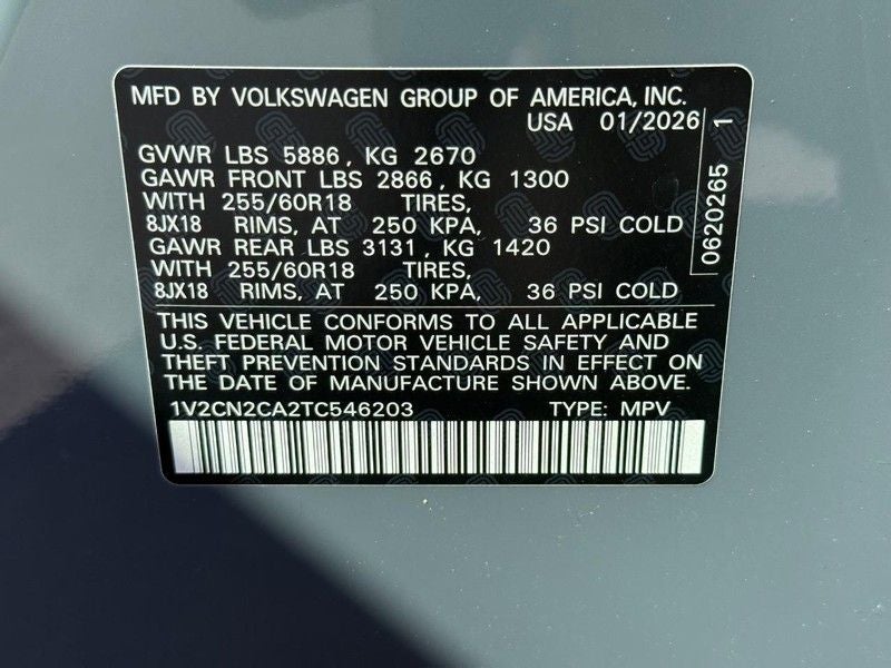 2026 Volkswagen Atlas 2.0T Peak Edition