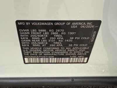 2026 Volkswagen Atlas 2.0T Peak Edition