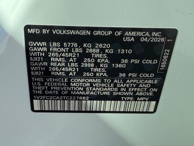 2026 Volkswagen Atlas Cross Sport 2.0T SEL Premium R-Line