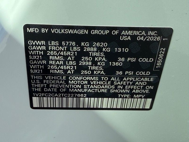 2026 Volkswagen Atlas Cross Sport 2.0T SEL Premium R-Line