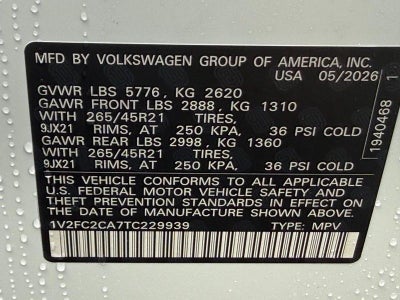 2026 Volkswagen Atlas Cross Sport 2.0T SEL Premium R-Line