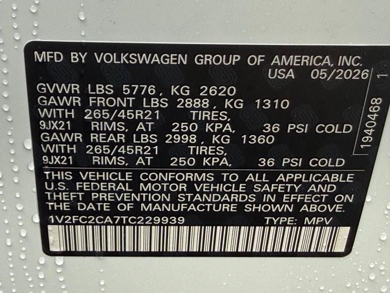 2026 Volkswagen Atlas Cross Sport 2.0T SEL Premium R-Line