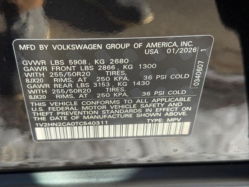 2026 Volkswagen Atlas 2.0T SE w/Technology