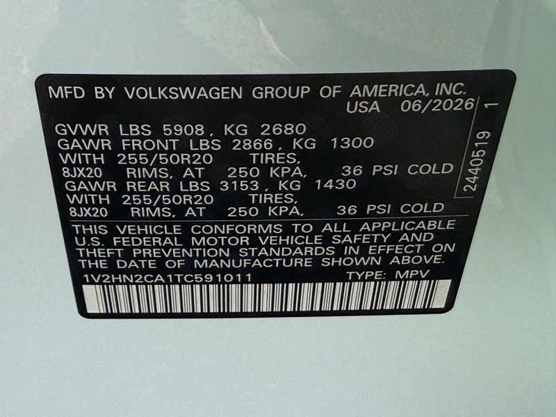 2026 Volkswagen Atlas 2.0T SE w/Technology