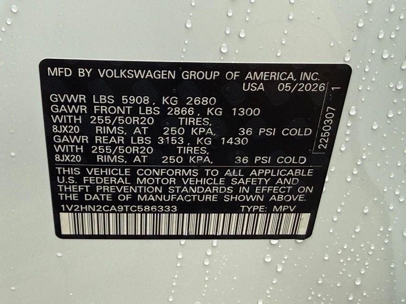2026 Volkswagen Atlas 2.0T SE w/Technology