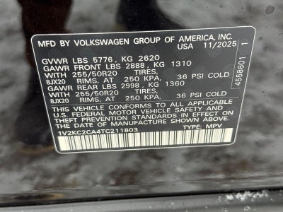 2026 Volkswagen Atlas Cross Sport 2.0T SE w/Technology