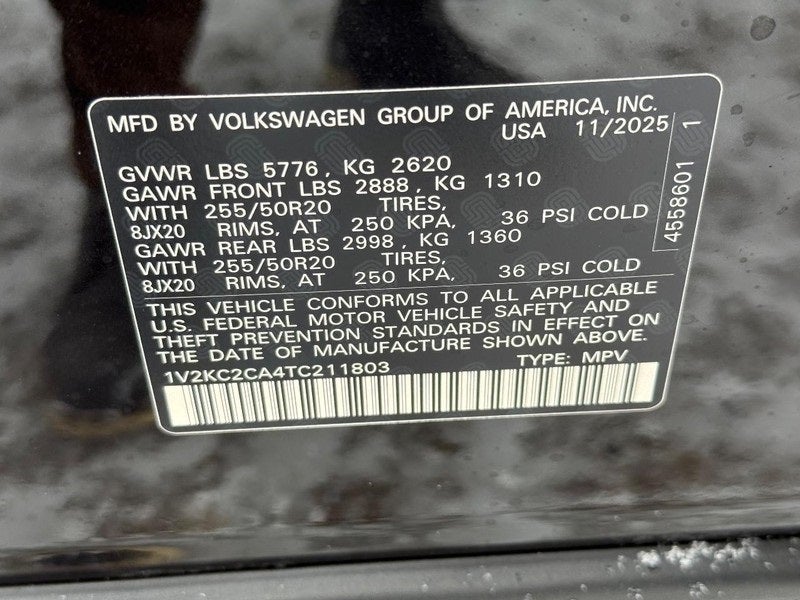 2026 Volkswagen Atlas Cross Sport 2.0T SE w/Technology