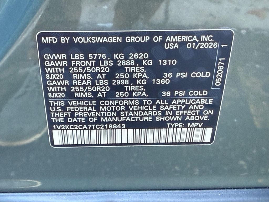 2026 Volkswagen Atlas Cross Sport 2.0T SE w/Technology