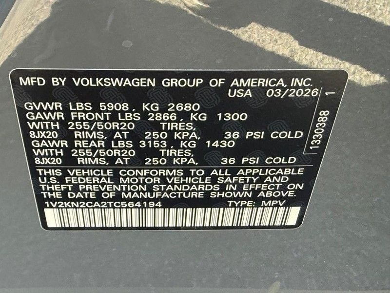 2026 Volkswagen Atlas 2.0T SE w/Technology