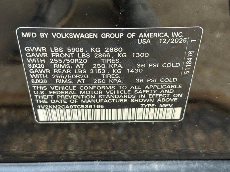 2026 Volkswagen Atlas 2.0T SE w/Technology