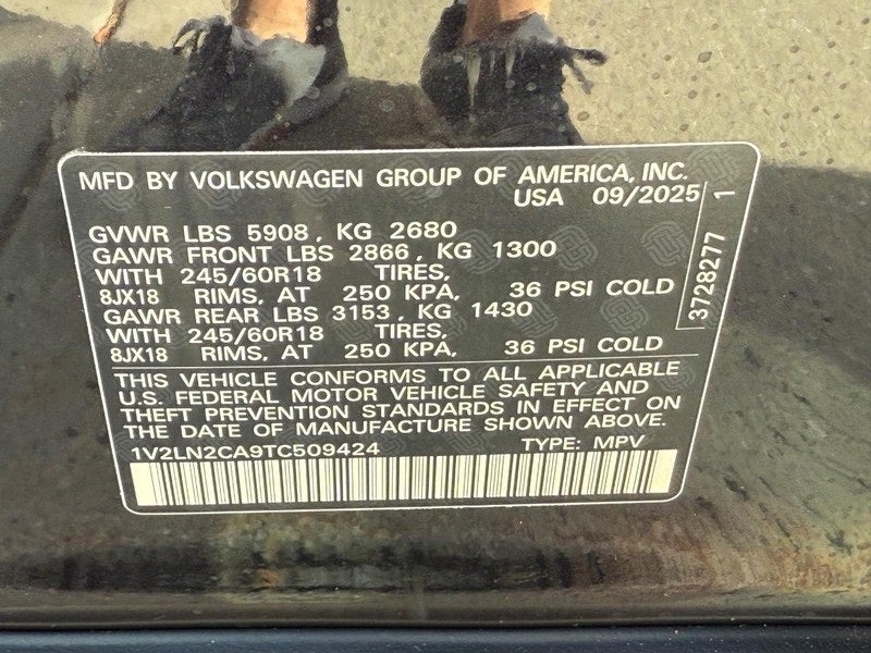 2026 Volkswagen Atlas 2.0T SE