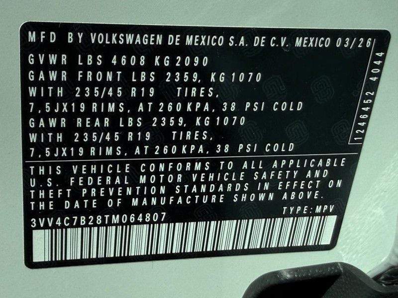 2026 Volkswagen Taos 1.5T SEL