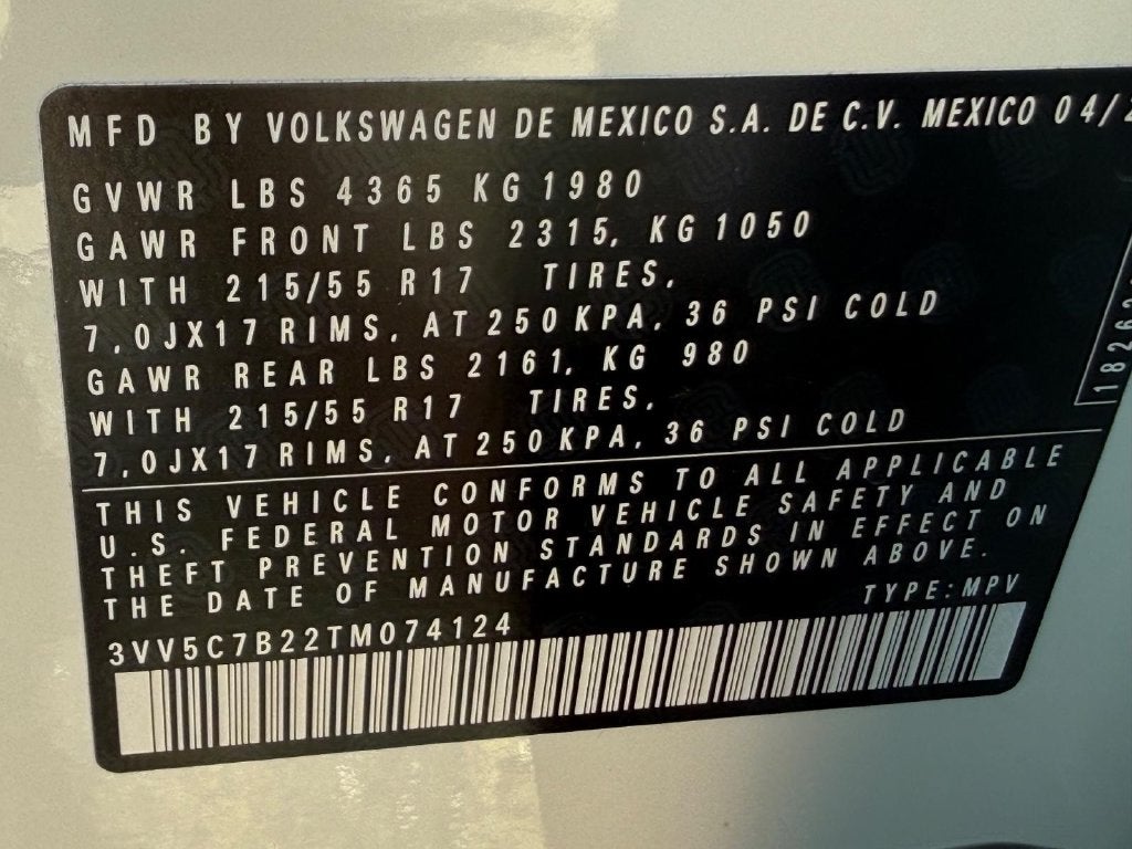 2026 Volkswagen Taos 1.5T S