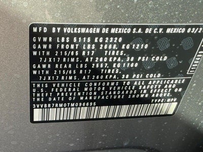 2026 Volkswagen Tiguan 2.0T S