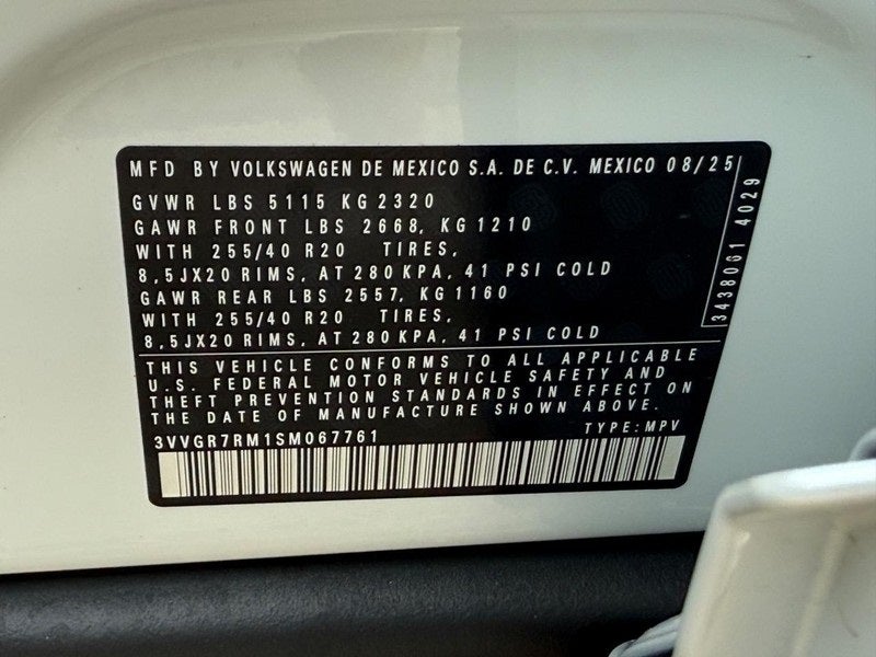 2025 Volkswagen Tiguan 2.0T SE R-Line Black