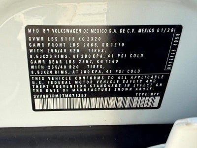 2026 Volkswagen Tiguan 2.0T SE R-Line Black