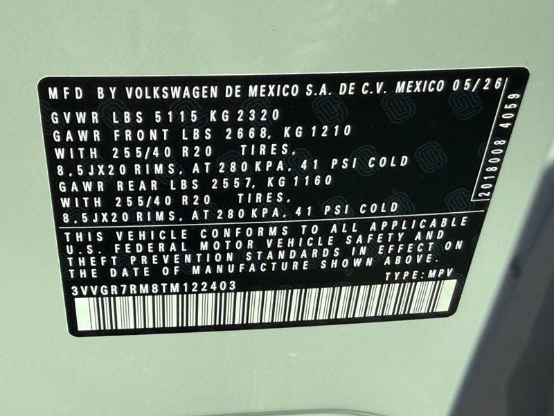 2026 Volkswagen Tiguan SE R-Line Black