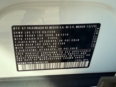 2026 Volkswagen Tiguan 2.0T SE