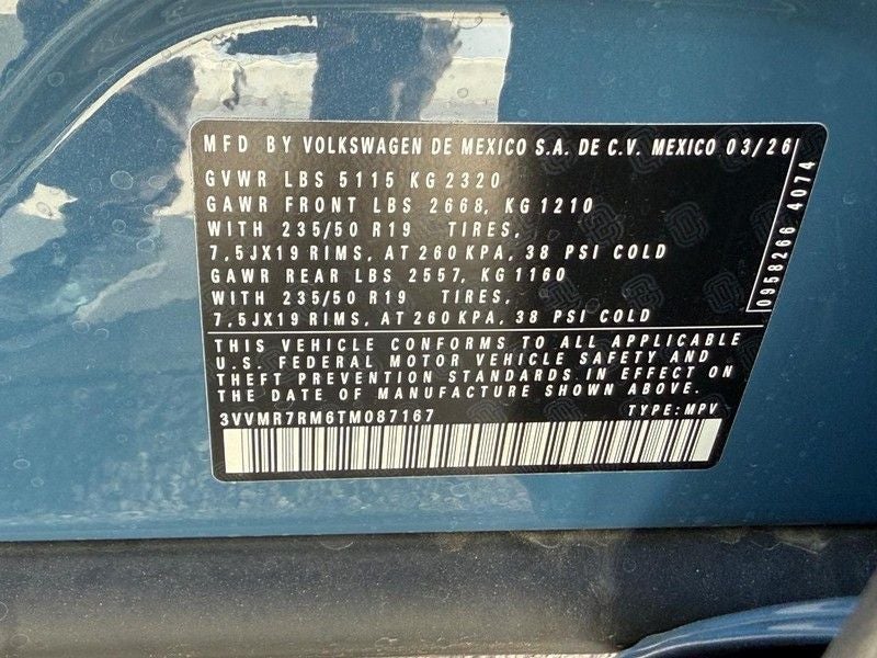 2026 Volkswagen Tiguan 2.0T SE