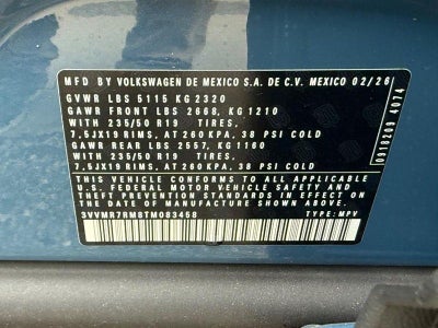 2026 Volkswagen Tiguan 2.0T SE