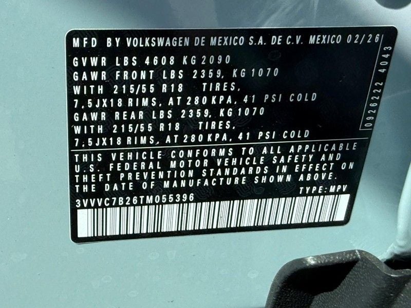 2026 Volkswagen Taos 1.5T SE