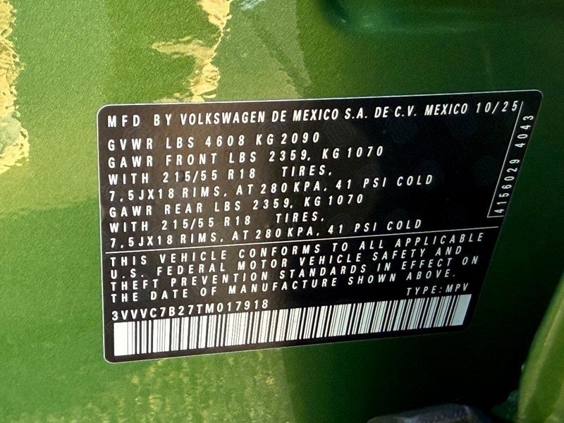 2026 Volkswagen Taos 1.5T SE