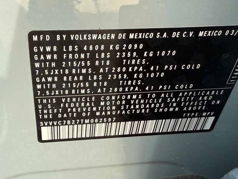 2026 Volkswagen Taos 1.5T SE