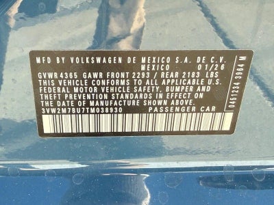 2026 Volkswagen Jetta GLI 2.0T Autobahn