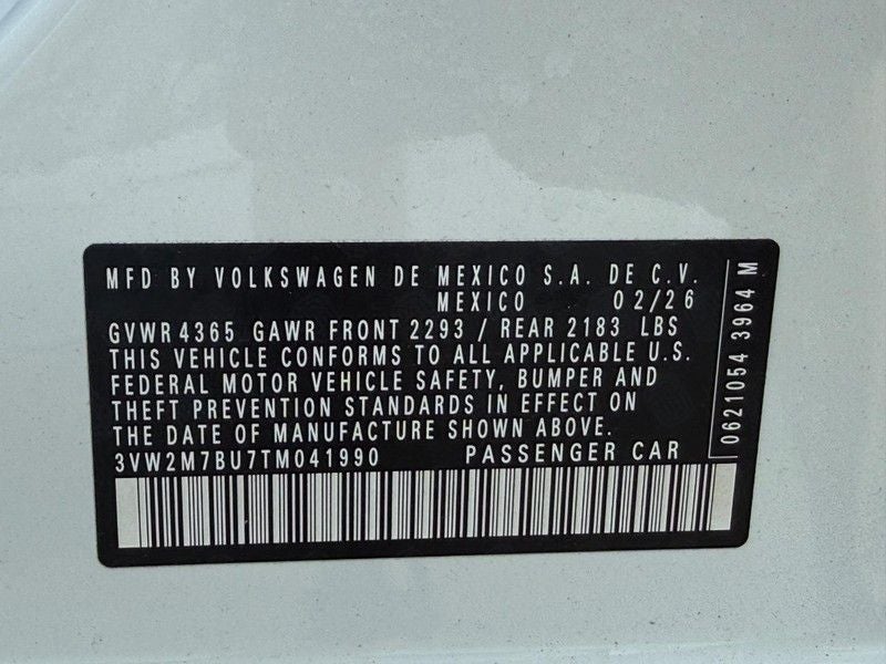 2026 Volkswagen Jetta GLI 2.0T Autobahn