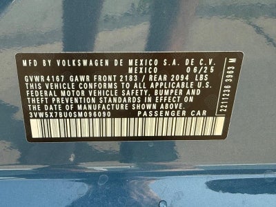 2025 Volkswagen Jetta 1.5T S