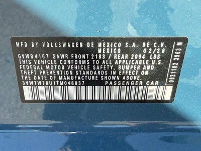 2026 Volkswagen Jetta 1.5T SE