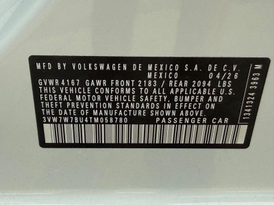 2026 Volkswagen Jetta 1.5T SE