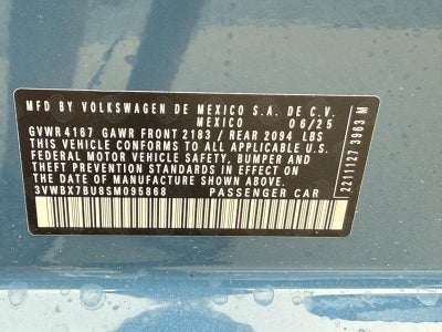 2025 Volkswagen Jetta 1.5T Sport