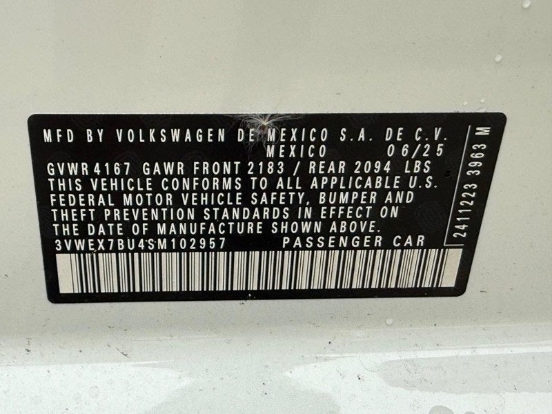 2025 Volkswagen Jetta 1.5T SE