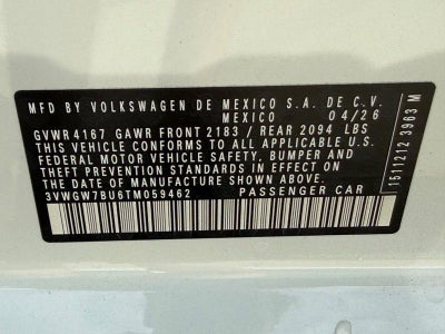 2026 Volkswagen Jetta 1.5T SEL