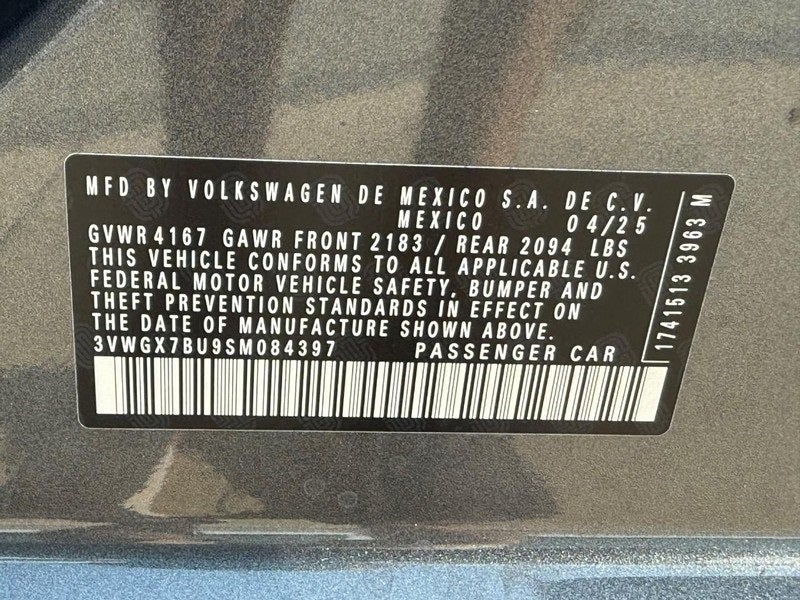 2025 Volkswagen Jetta 1.5T SEL